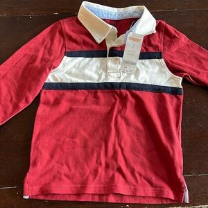 Gymboree brand new long sleeve polo. Size 4T